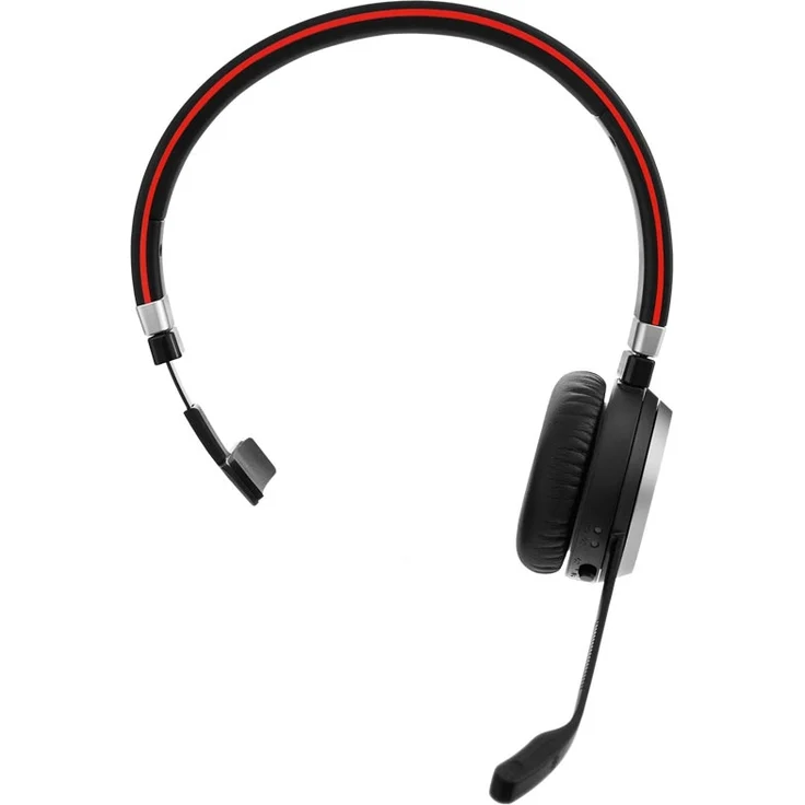 Jabra Evolve 65 Wireless Mono On-Ear Headset Microsoft zertifizierte Kopfhörer mit langer Akkulaufzeit USB Bluetooth Adapter Schwarz – Bild 2