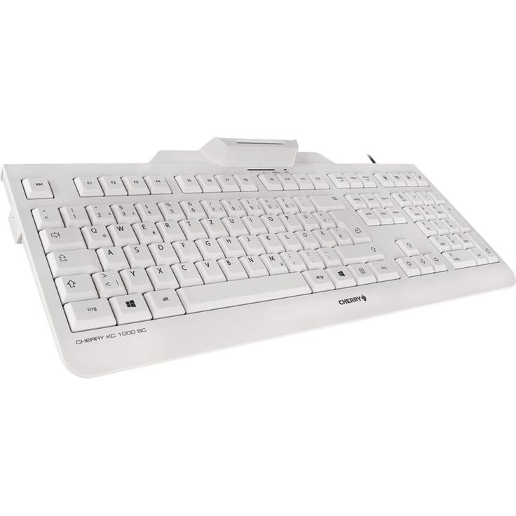 CHERRY KC 1000 SC - Tastatur - Deutsch QWERTZ - Pale Gray (JK-A0100DE-0) – Bild 2