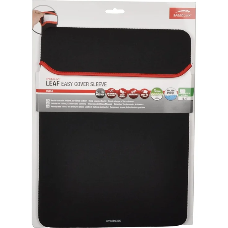 Speedlink Leaf 16.4 Schutzhülle für Tablets, schwarz (SL-6076-SBK) – Bild 3