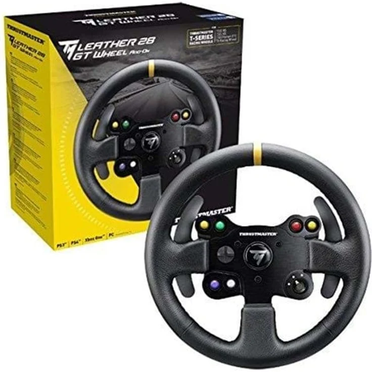 Thrustmaster Leather 28 GT Wheel Add-On Schwarz (4060057) (PC, PS3, PS4, Xbox One, Xbox Series) – Bild 5