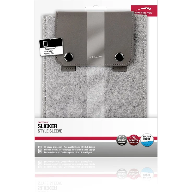 Speedlink Slicker Style Sleeve für iPad Mini/Galaxy Tab 2 7.0/Google Nexus 7 grau (SL-7074-GY) – Bild 3