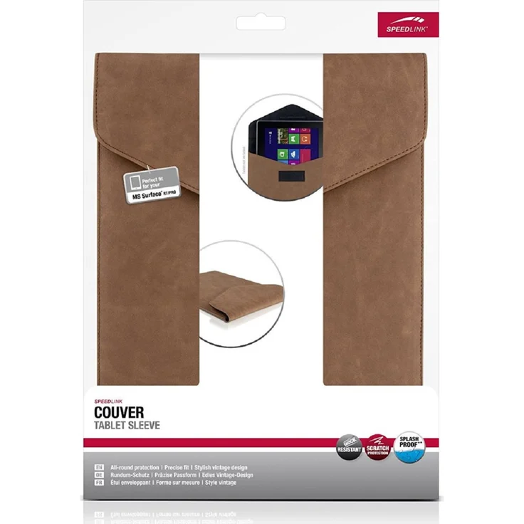 Speedlink Couver Tablet Sleeve für Surface RT/Pro/Pro 2 braun (SL-7834-BN) – Bild 4