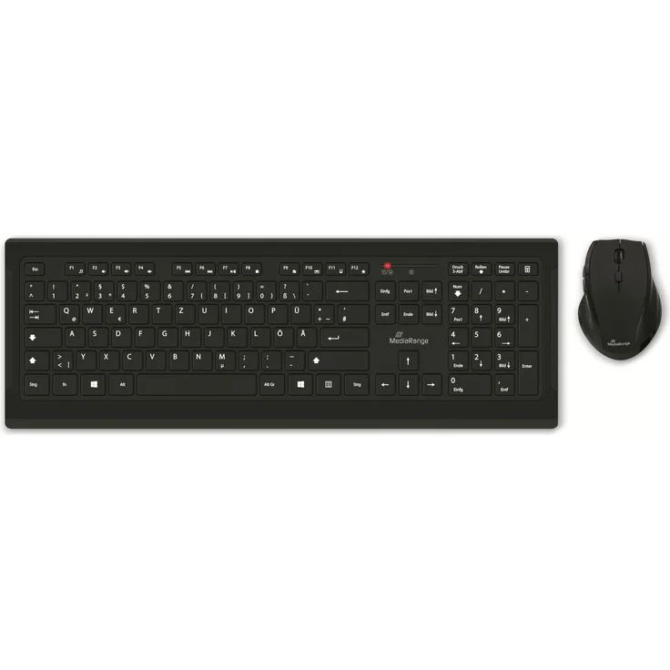 MediaRange MROS104 Tastatur RF Wireless QWERTZ Deutsch Schwarz ( MROS104 ) – Bild 2