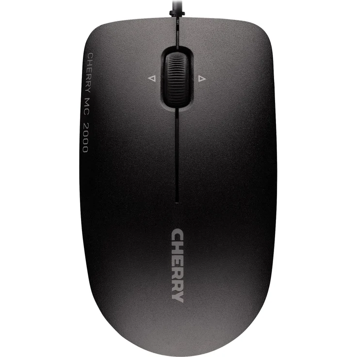 CHERRY MC 2000 - Optische Maus - Kabelgebunden - Tilt-Wheel Technologie - Symmetrisches Design - Weiß-grau – Bild 2