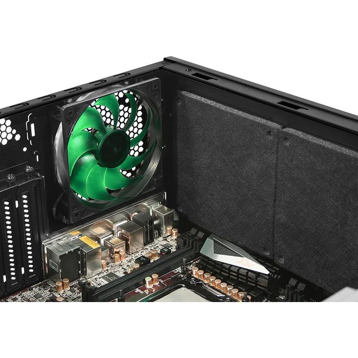 Nanoxia Deep Silence 3, Schallgedämmter ATX Midi Tower, 3x 120 mm Deep Silence Lüfter, 2x USB 3.0, 1x USB 2.0, anthrazit – Bild 9