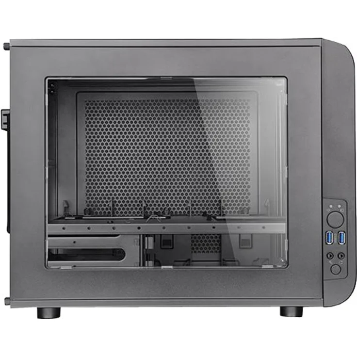 Thermaltake Core V21 Micro ATX Tower black Frontanschl. 2xUSB3.0 1xHD Audio Seitenfenster 5 Erweiterungsplaetze Gehaeuse stapelbar – Bild 10