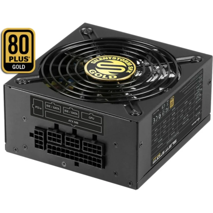 Sharkoon SilentStorm SFX Gold PC-Netzteil (500 Watt, SFX, Kabelmanagement) – Bild 4