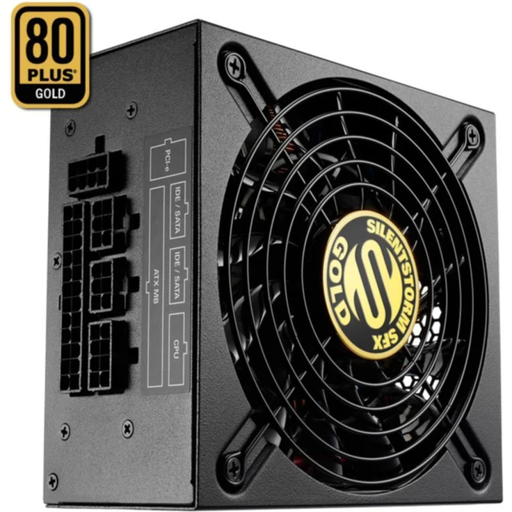 Sharkoon SilentStorm SFX Gold PC-Netzteil (500 Watt, SFX, Kabelmanagement) – Bild 3