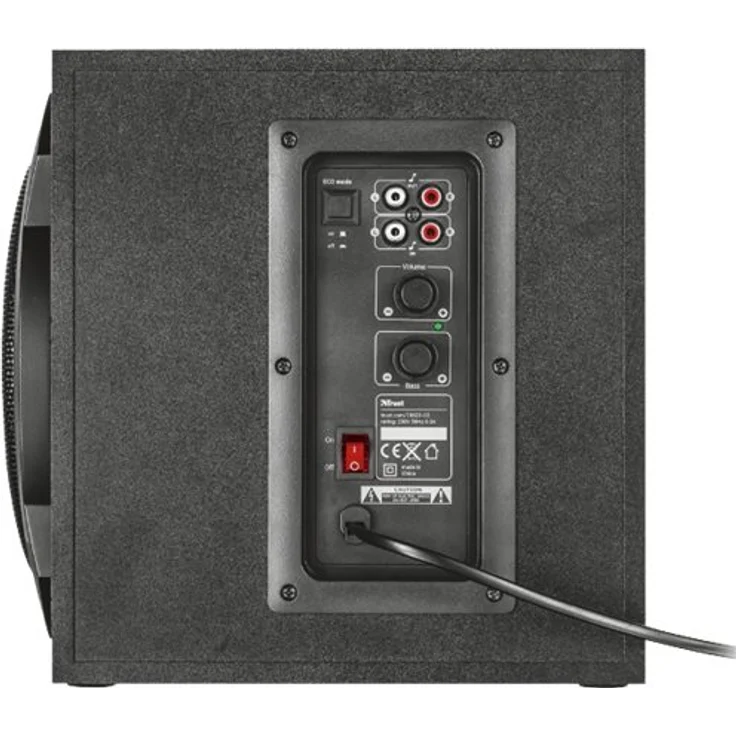 Trust GXT 628 2.1 Lautsprechersystem mit Subwoofer und LED-Beleuchtung, 120 Watt, schwarz - Preisvergleich – Bild 4