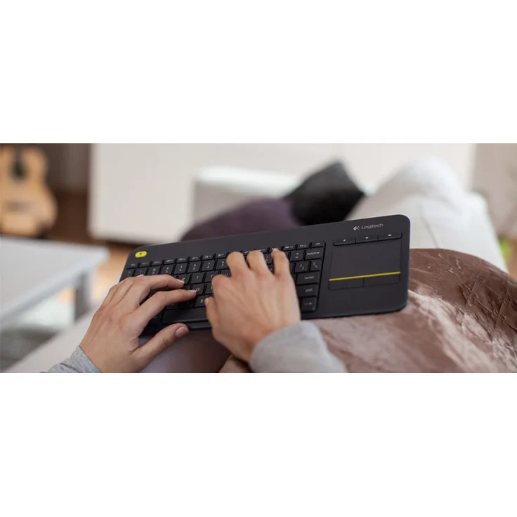 Logitech Wireless Touch Keyboard K400 Plus - Tastatur - kabellos - 2.4 GHz - Deutsch QWERTZ - Schwarz (920-007127) – Bild 7
