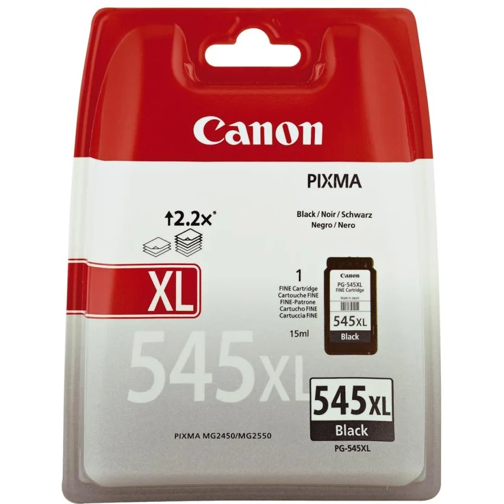 Canon PG-545XL original Tintenpatrone Schwarz XL für Pixma Inkjet Drucker (8286B001), für Canon PIXMA – Bild 3
