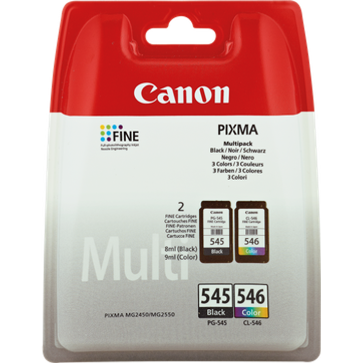 Canon PG-545, schwarz, bis zu 180 Seiten, 8 ml, Geeignet für Canon PIXMA (8287B001) – Bild 3