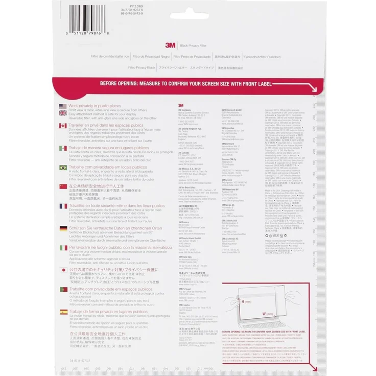 3M PF12.5W9 Laptop Privacy Filter (98044054439) – Bild 5