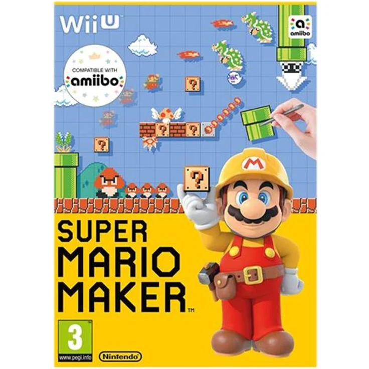 Super Mario Maker + Artbook + amiibo-Figur Mario (Wii U) – Bild 2