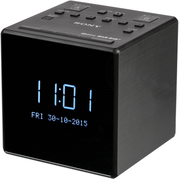 Sony XDR-C1DBP Uhrenradio (DAB-DAB+, digitalem Radioempfang, große Uhranzeige mit Helligkeitssteuerung, USB) – Bild 3