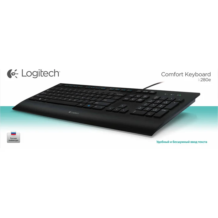 Logitech Corded K280e - Tastatur - USB - USA International QWERTY (920-005217) – Bild 2