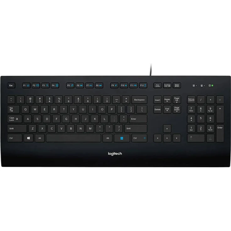 Logitech Corded K280e - Tastatur - USB - USA International QWERTY (920-005217) – Bild 3