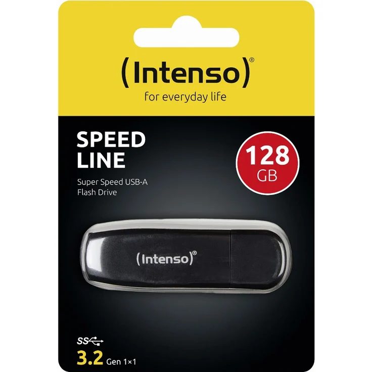 Intenso Speed Line 128GB Speicherstick USB 3.0 schwarz – Bild 5