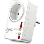 AVM FRITZ!DECT 200 Intelligente Steckdose für das Heimnetz, steuerbar zum Energie sparen, deutschsprachige Version, weiß, rot (20002572)