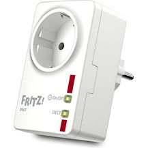 Bild für AVM FRITZ!DECT 200 Intelligente Steckdose für das Heimnetz, steuerbar zum Energie sparen, deutschsprachige Version, weiß, rot (20002572)