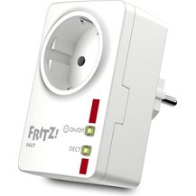 Image for AVM FRITZ!DECT 200 Intelligente Steckdose für das Heimnetz, steuerbar zum Energie sparen, deutschsprachige Version, weiß, rot (20002572)