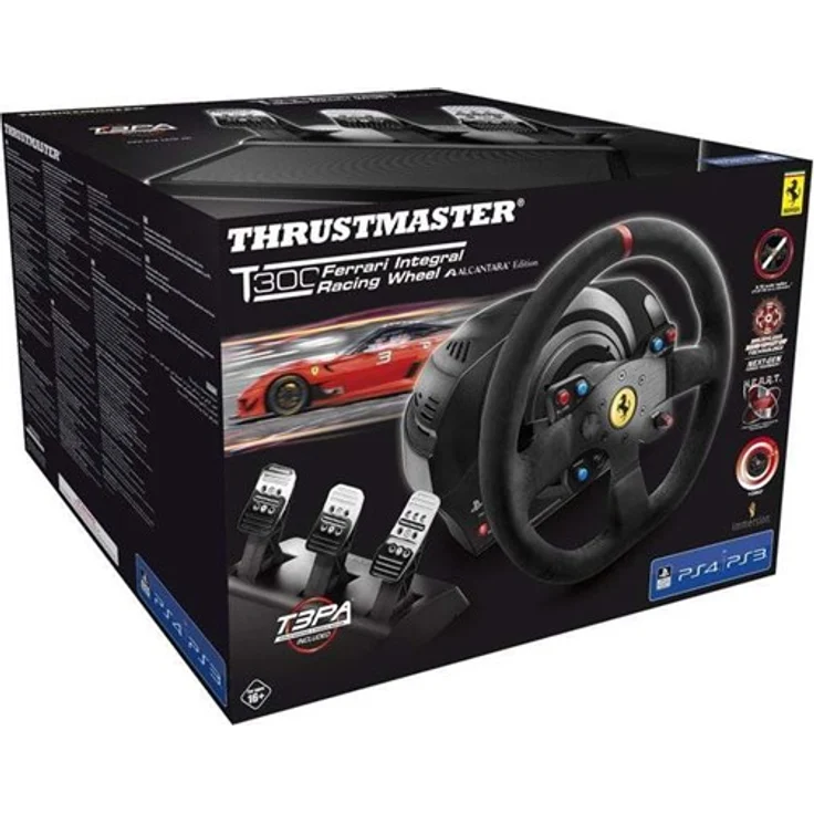 Thrustmaster T300 Ferrari Integral Racing Wheel Alcantara Edition Schwarz (4160652) (PC, PS3, PS4) – Bild 7