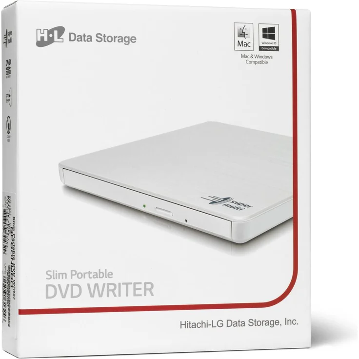 LG 150937 8x USB 2.0 Portable DVD-RW - Weiß – Bild 7