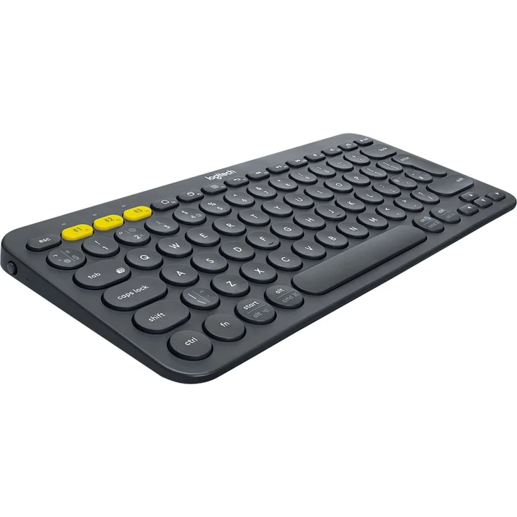 Logitech K380 Kabellose Bluetooth-Tastatur, Multi-Device & Easy-Switch Feature, Windows- und Apple-Shortcuts, PC-Mac-Tablet-Handy-Apple iOS+TV, Englisches QWERTY-Layout - schwarz – Bild 2
