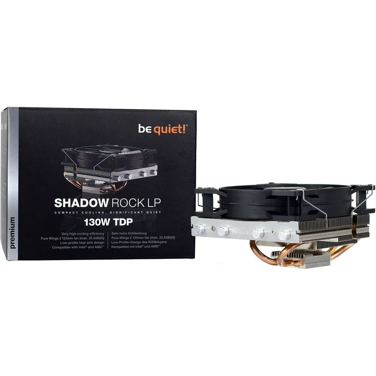 be quiet! SHADOW ROCK LP CPU-Kühler Silber (BK002) - Preisvergleich – Bild 5