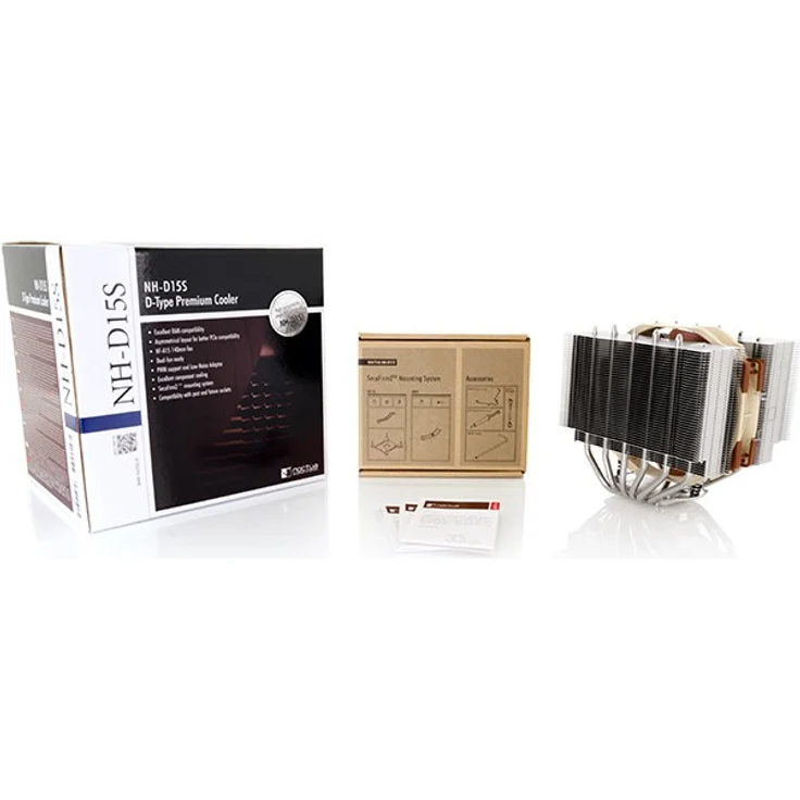 Noctua NH-D15S - Prozessorkühler - (LGA1156 Socket, Socket AM2, Socket AM2+, Socket AM3, LGA1155 Socket, Socket AM3+, LGA2011 Socket, Socket FM1, Socket FM2, LGA1150 Socket, Socket FM2+, LGA2011-3 Socket, LGA1151 Socket) - Aluminium mit nickelbeschichtete - Preisvergleich – Bild 6