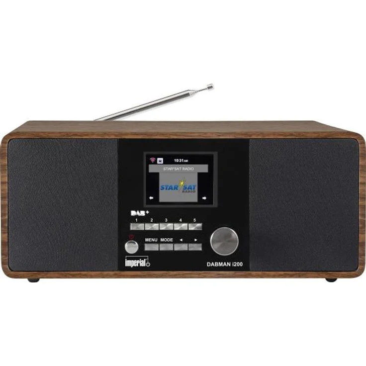 Imperial Dabman i200 22-230-00 Tischradio DAB+/UKW/Internetradio mit WLAN, Spotify Connect, TFT-Display, holzoptik, braun – Bild 12