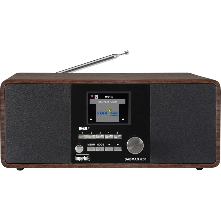 Imperial Dabman i200 22-230-00 Tischradio DAB+/UKW/Internetradio mit WLAN, Spotify Connect, TFT-Display, holzoptik, braun – Bild 10