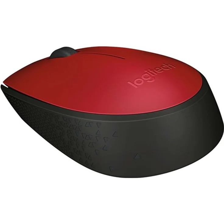 Logitech M171 Kabellose Maus, 2.4 GHz Verbindung via USB-Empfänger, Optischer Sensor, 12-Monate Akkulaufzeit, Für Links- und Rechtshänder, 3 Tasten, PC-Mac - rot – Bild 3