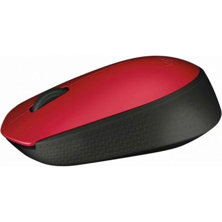 Logitech M171 Kabellose Maus, 2.4 GHz Verbindung via USB-Empfänger, Optischer Sensor, 12-Monate Akkulaufzeit, Für Links- und Rechtshänder, 3 Tasten, PC-Mac - rot – Bild 4