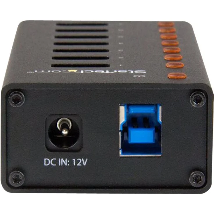 StarTech.com 7 Port USB 3.0 Hub, Metallgehäuse, Desktop oder Wandmontierbar, Kompakter 7-fach Verteiler SuperSpeed Hub – Bild 2