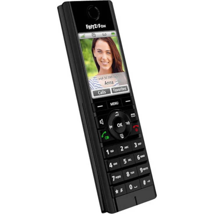 AVM FRITZ!Fon C5 DECT-Komforttelefon (hochwertiges Farbdisplay, HD-Telefonie, Internet-Komfortdienste, Steuerung FRITZ!Box-Funktionen), VoIP-Telefon, schwarz – Bild 11