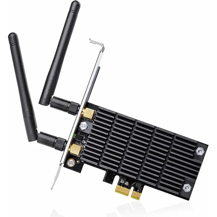 TP-Link Archer T6E WLAN PCI-E Netzwerk Karte AC1300 drahtloser Dual Band Express Adapter (Broadcom Chipsatz, 867MBit-s-5GHz, 400MBit-s-2,4GHz, 802.11ac-a-b-g-n, geeignet für Windows 10-8.x-7-XP) – Bild 4