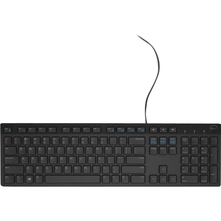 Dell KB216 - Tastatur - USB - QWERTY - USA International - Schwarz - für Alienware 13 R2, Inspiron 3459, Latitude 34XX, 35XX, OptiPlex 30XX, 50XX, 70XX, 90XX (3Y1D8) – Bild 2