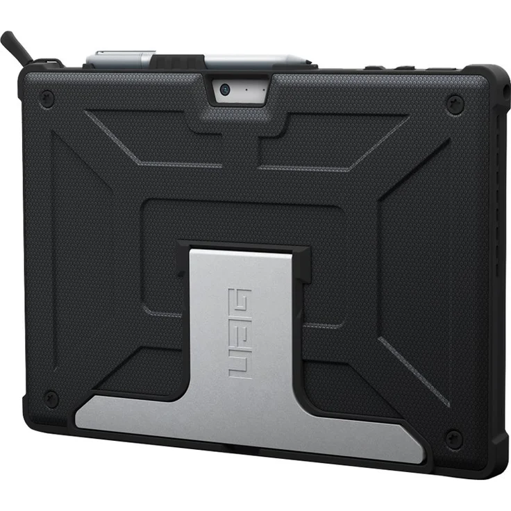 Urban Armor Gear Metropolis für Microsoft Surface Pro 7 - Pro 6 - Pro 5 - Pro 4 (Microsoft zertifizierte Schutzhülle, Type-Cover kompatibel, Microsoft Surface Pen Halterung, Standfunktion) - schwarz – Bild 3