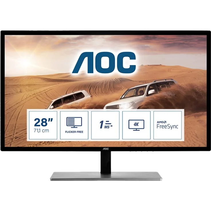 AOC Value-line U2879VF - 28 Zoll, 4K UHD (3840 x 2160), TN-Panel, 60Hz, 1ms, 300cd/m² – Bild 11