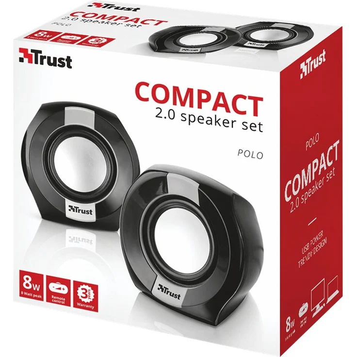 Trust Polo 8W 2.0 USB Lautsprecherset – Bild 8
