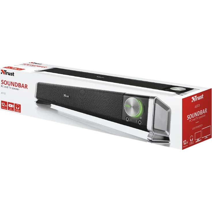 Trust Asto Soundbar Lautsprecher (für PC und TV-Gerät) – Bild 3