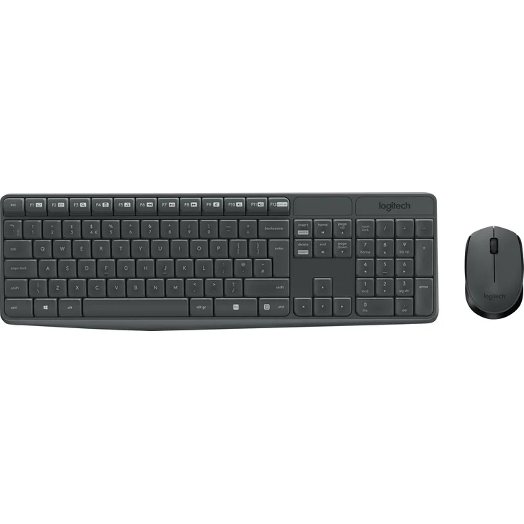 Logitech MK235 - Tastatur-und-Maus-Set - kabellos - 2.4 GHz - Spanisch QWERTY (920-007919) – Bild 1