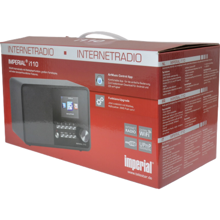 Imperial i110 Tischradio mit WLAN, schwarz 22-321-00 – Bild 5