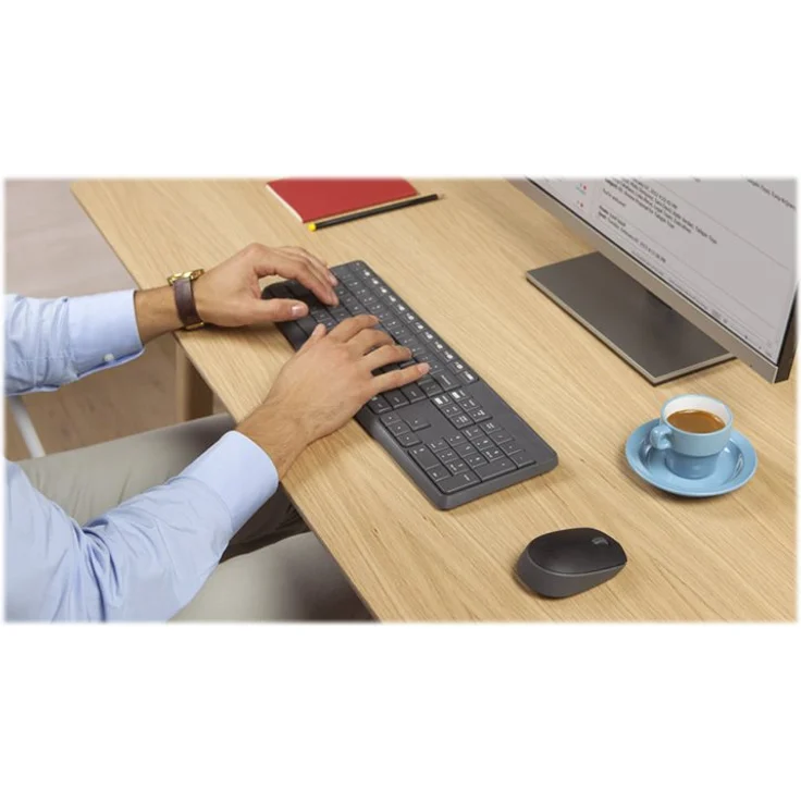 Logitech MK235 - Tastatur-und-Maus-Set - kabellos - 2,4 GHz - Deutsch QWERTZ (920-007905) – Bild 11