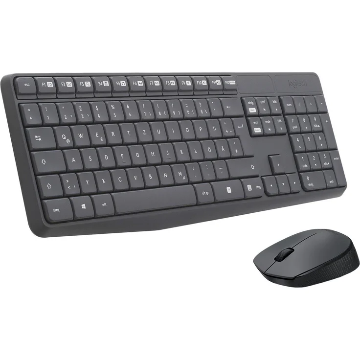 Logitech MK235 - Tastatur-und-Maus-Set - kabellos - 2,4 GHz - Deutsch QWERTZ (920-007905) – Bild 3