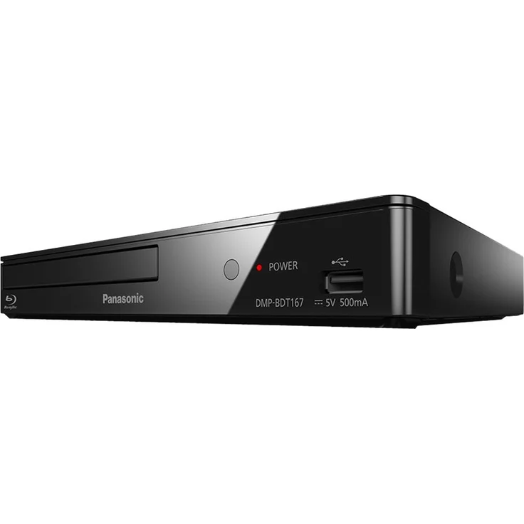 Panasonic DMP-BDT167EG Kompakter 3D Blu-ray Player (Full HD Upscaling, Internet Apps, LAN-Anschluss, USB, MKV-Playback) schwarz – Bild 4