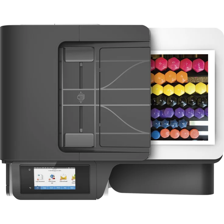 HP PageWide Pro 477dw (4-in-1) Multifunktionsdrucker - (Thermal Inkjet) Farbe, Druckgeschwindigkeit: 40 s/w, 40 Farbe, Auflösung: 1200 x 1200, USB, LAN, WLAN, AirPrint, Mobile Print, Cloud Print (D3Q20B) – Bild 8