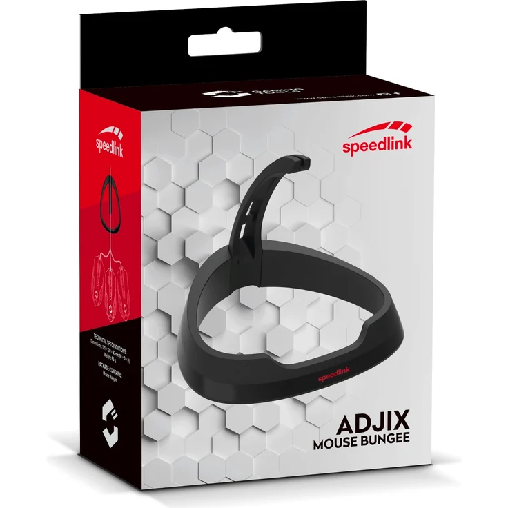 Speedlink ADJIX Mouse Bungee Kabelführung für Computer-Mäuse - sichere Fixierung des Mauskabels , schwarz – Bild 6