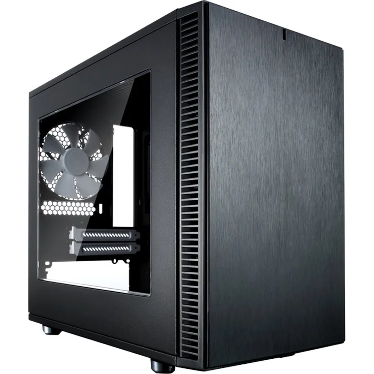 Fractal Design Define Nano S Black Window, PC Gehäuse (Midi Tower mit seitlichem Fenster) Case Modding für (High End) Gaming PC, schwarz – Bild 9